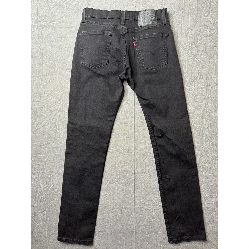 Levi's Jeans Mens 29x32 511 Slim Fit Black Stretch Denim WaterLess
